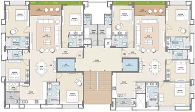 Project Image of 2265 Sq.ft 3 BHK Apartment / Flat for sale in Dumas for Rs. 10800000