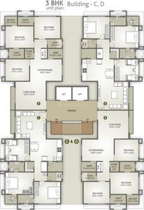 Project Image of 1621 Sq.ft 3 BHK Apartment / Flat for sale in Udhna for Rs. 7000000