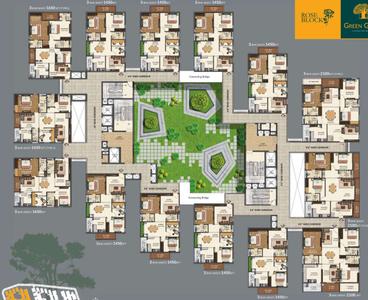 Project Image of 1120.74 - 1671.96 Sq.ft 3 BHK Apartment for buy in Bajrang Green Grace Rose