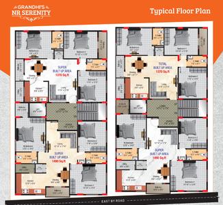 Project Image of 1370.0 - 1490.0 Sq.ft 3 BHK Apartment for buy in Grandhis NR Serenity