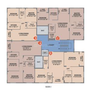 Project Image of 940.0 - 1310.0 Sq.ft 2 BHK Apartment for buy in Ganges Puja Ganges