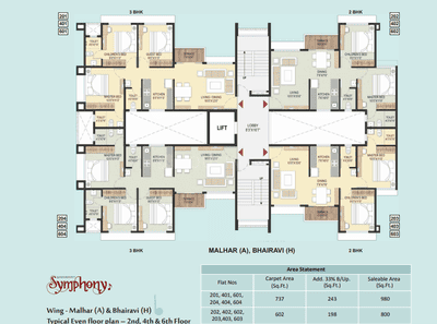 Project Image of 850 Sq.ft 2 BHK Apartment / Flat for sale in Pathardi Phata for Rs. 4000000