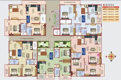 Project Image of 1230.0 - 1665.0 Sq.ft 2 BHK Apartment for buy in Mega Rajarajeshwari Bliss