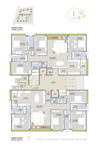 Project Image of 1911.0 - 6203.0 Sq.ft 3 BHK Apartment for buy in Avadh Ercole