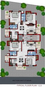 Project Image of 0.0 - 1094.0 Sq.ft 2 BHK Apartment for buy in KCee Partha