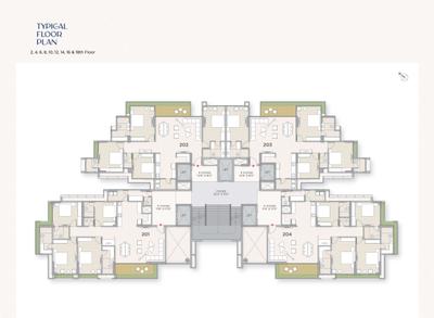 Project Image of 1696.07 - 3335.09 Sq.ft 4 BHK Apartment for buy in Zaveri Akalpya