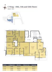 Project Image of 270.0 - 1135.0 Sq.ft 1 RK Apartment for buy in Suparshwa Trinity