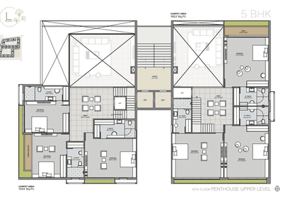 Project Image of 1911.0 - 6203.0 Sq.ft 3 BHK Apartment for buy in Avadh Ercole