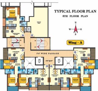 Project Image of 295.0 - 483.51 Sq.ft 1 BHK Apartment for buy in DBR Dias Residency Park Wing A