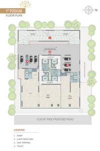 Project Image of 418.0 - 900.0 Sq.ft 1 BHK Apartment for buy in SD Crown