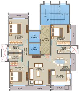 Project Image of 331.0 - 916.0 Sq.ft 1 BHK Apartment for buy in Shamiks Virmati Villa CHS Ltd
