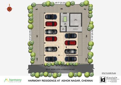 Project Image of 0.0 - 1040.0 Sq.ft 2 BHK Apartment for buy in Harmony Samyuktha