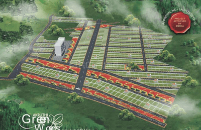 Project Image of 1200.0 - 2400.0 Sq.ft Residential Plot Plot for buy in BSR Akruthi Green Woods