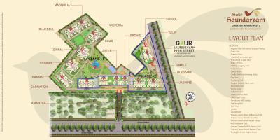 Project Image of 1650.0 - 2590.0 Sq.ft 3 BHK Apartment for buy in Gaur Saundaryam Phase 2