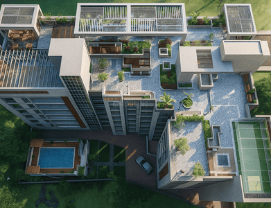 Project Image of 682.65 - 970.47 Sq.ft 2 BHK Apartment for buy in Riswadkar Element 77