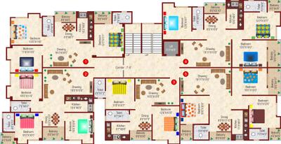 DDL Alpha Square Typical Floor Plan Of Alpha Square from 3rd to 6th Floor 3