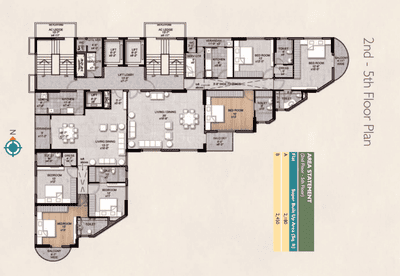 Project Image of 2180.0 - 4630.0 Sq.ft 3 BHK Apartment for buy in Juneja Inia
