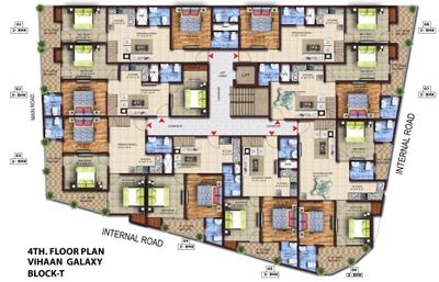 Project Image of 1100.0 - 1500.0 Sq.ft 2 BHK Apartment for buy in Vihaan Galaxy Tower T