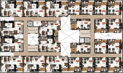 Project Image of 1107.0 - 1152.55 Sq.ft 2 BHK Apartment for buy in Adhya
