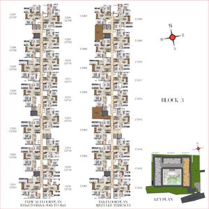 Project Image of 1189.0 - 2579.0 Sq.ft 2 BHK Apartment for buy in Casagrand Massimo