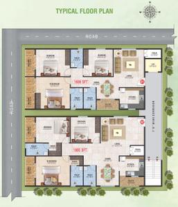 Project Image of 1608.0 - 1805.0 Sq.ft 3 BHK Apartment for buy in RK Venkatakrishna Paradise
