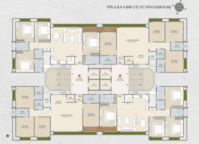 Project Image of 1989 Sq.ft 3 BHK Apartment / Flat for sale in Jahangir Pura for Rs. 7500000