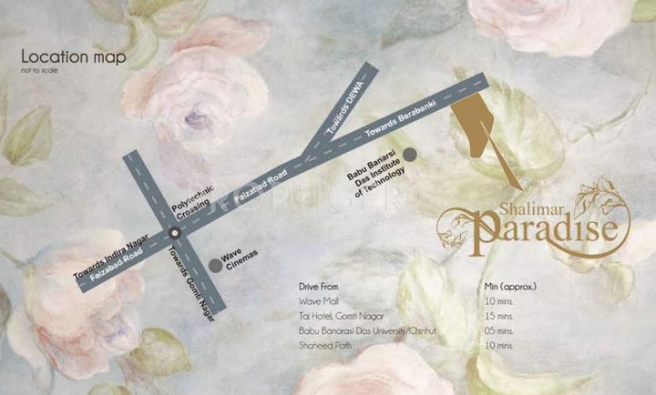 Shalimar Paradise Plots Images for Location Plan of Shalimar Paradise Plots 1