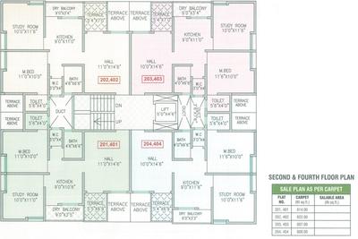 Project Image of 605.0 - 652.0 Sq.ft 2 BHK Apartment for buy in Vastuspace Swapnashilpa Heights