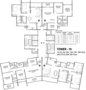 Project Image of 926.99 - 1108.9 Sq.ft 2 BHK Apartment for buy in Paranjape Blue Ridge Project C Land T18 And T19