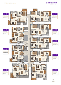 Project Image of 1465.0 - 1710.0 Sq.ft 3 BHK Apartment for buy in Trendsquares Synergy