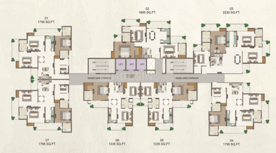 Project Image of 1335.0 - 2560.0 Sq.ft 3 BHK Apartment for buy in Migsun Atharva