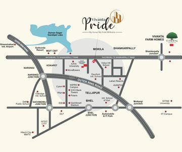 Nikhila Vivanta Pride Location Plan 1