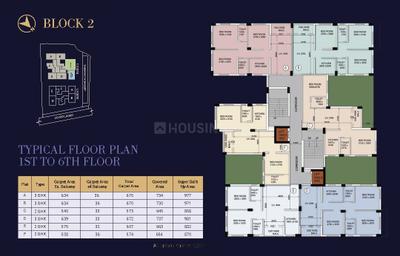Project Image of 771.0 - 987.0 Sq.ft 2 BHK Apartment for buy in Skyline Imperia
