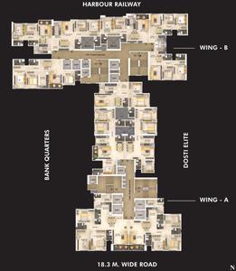 Project Image of 639.0 - 934.0 Sq.ft 2 BHK Apartment for buy in Dosti Mezzo 22