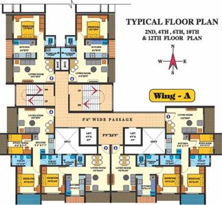 Project Image of 295.0 - 483.51 Sq.ft 1 BHK Apartment for buy in DBR Dias Residency Park Wing A