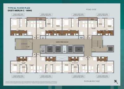 Project Image of 0.0 - 322.0 Sq.ft 1 BHK Apartment for buy in Dosti Nest
