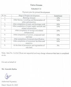 Project Image of 871.88 - 892.54 Sq.ft Residential Plot Plot for buy in Vardhaman Tatva Greens