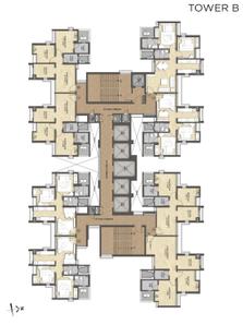 Project Image of 565.0 - 635.0 Sq.ft 2 BHK Apartment for buy in Raymond Realty Ten X Habitat