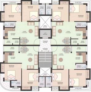 Project Image of 485.02 - 500.41 Sq.ft 2 BHK Apartment for buy in Padmavati Vasupujya