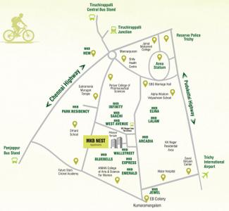 Project Image of 988.0 - 1280.0 Sq.ft 2 BHK Apartment for buy in MKB Nest