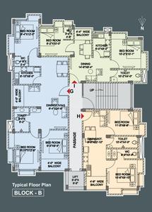 Project Image of 494.0 - 1293.0 Sq.ft 1 BHK Apartment for buy in MNI Gitasree Apartment