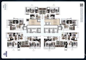 Project Image of 447.89 - 1256.26 Sq.ft 1 BHK Apartment for buy in Hrub Bayline Residences