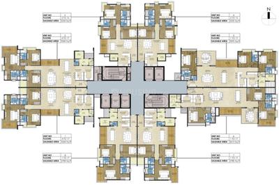 Project Image of 2235.0 - 4715.0 Sq.ft 3 BHK Apartment for buy in TVH Quadrant