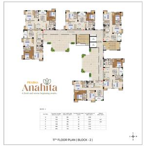 Project Image of 669.0 - 932.0 Sq.ft 2 BHK Apartment for buy in Prabha Anahita