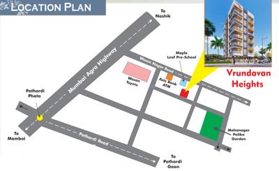 Project Image of 0.0 - 1750.0 Sq.ft 3 BHK Apartment for buy in Vraj Vrundavan Heights