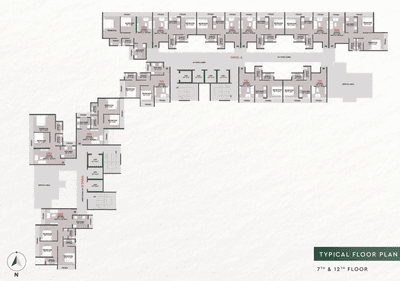 Project Image of 383.0 - 1054.0 Sq.ft 1 BHK Apartment for buy in Gami Nirvana