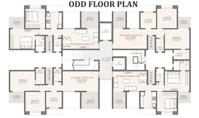 Project Image of 476.0 - 591.0 Sq.ft 2 BHK Apartment for buy in Elysian Eden Spaces A Wing