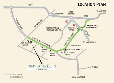 Project Image of 963.97 - 1022.36 Sq.ft 2 BHK Villa for buy in Emaar The Terraces Premier