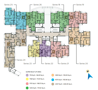 Project Image of 719.0 - 2437.0 Sq.ft 1 BHK Apartment for buy in Brigade Buena Vista