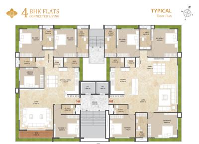 Project Image of 1793.7 - 2046.54 Sq.ft 4 BHK Apartment for buy in Nisarg Shree Villa